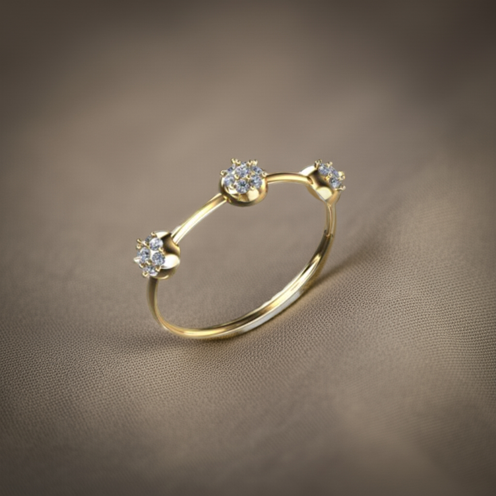 Mirari Dot – Sterling Silver Zircon Loop Earrings | Mirari Collection