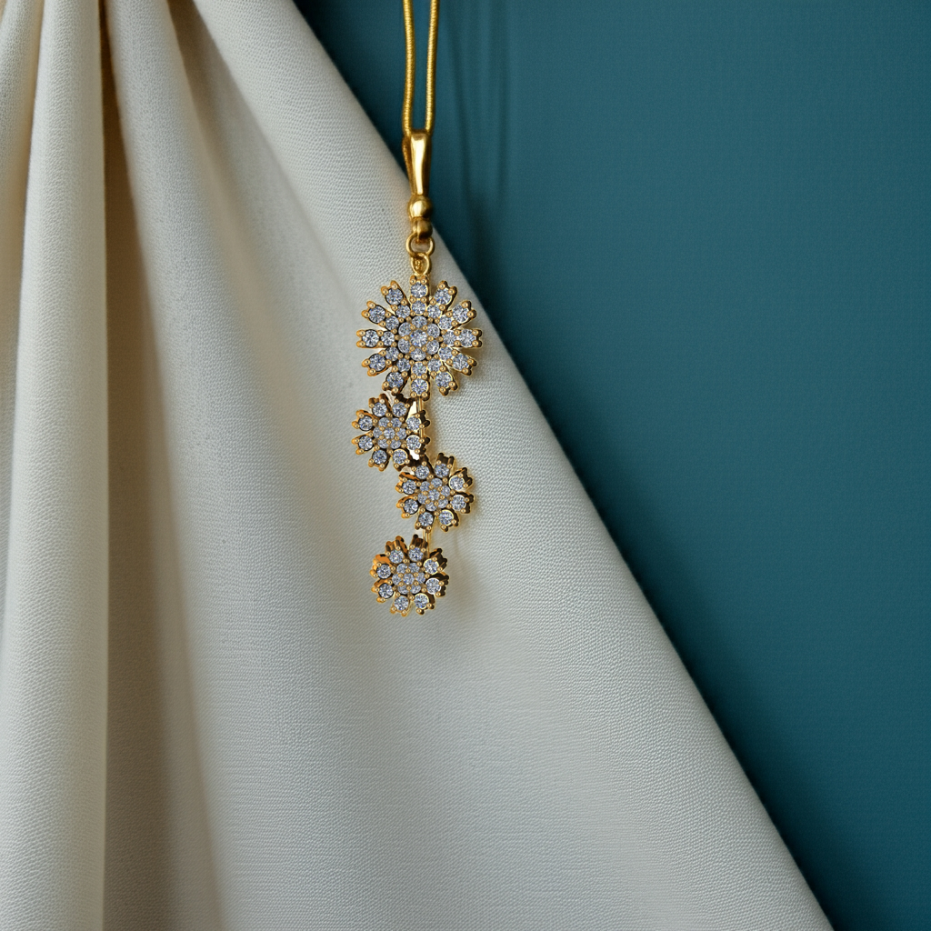 Diora Ray – Sterling Silver Zircon Pendant | Mirari Collection