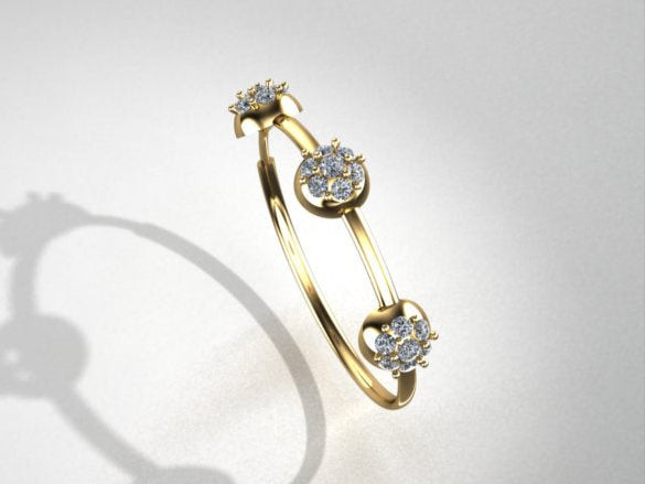 Mirari Dot – Sterling Silver Zircon Loop Earrings | Mirari Collection