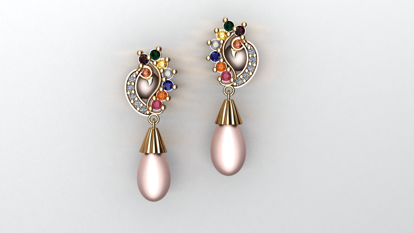 Happy Pearls – Sterling Silver Pearl & Zircon Ring | Hues Collection