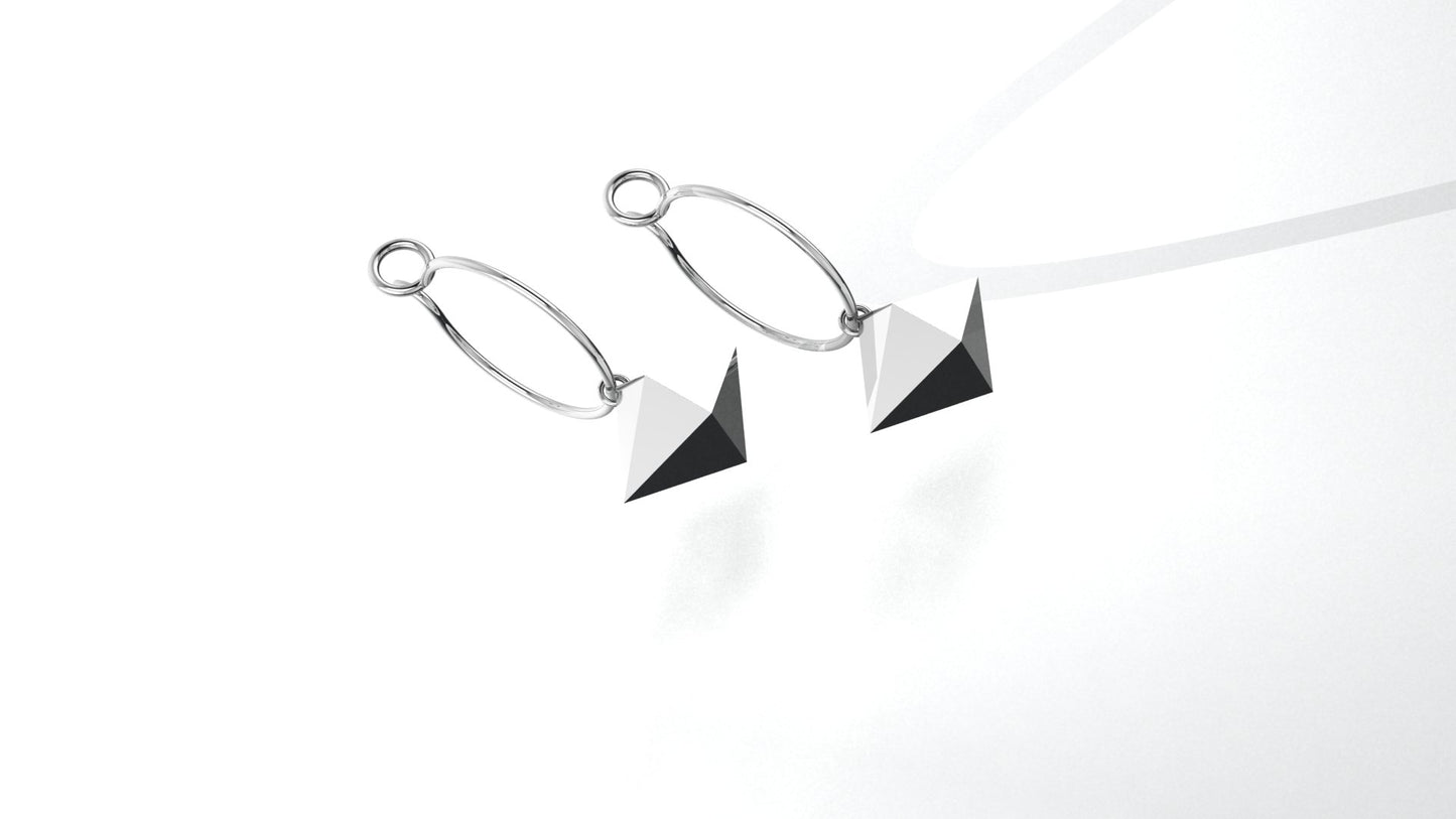 Eternal – Sterling Silver Loop Earrings | Adorn Collection