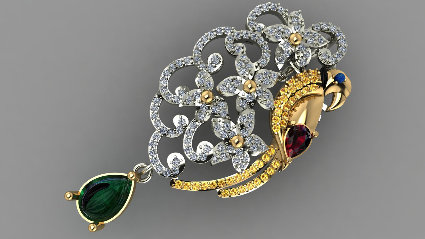 FloralFauna – Gold Plated Sterling Silver Floral Ring | Hues Collection