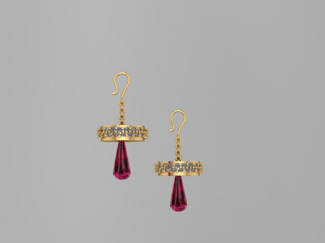 Dewdrop – Gold Plated Sterling Silver Earrings | Adorn Collection