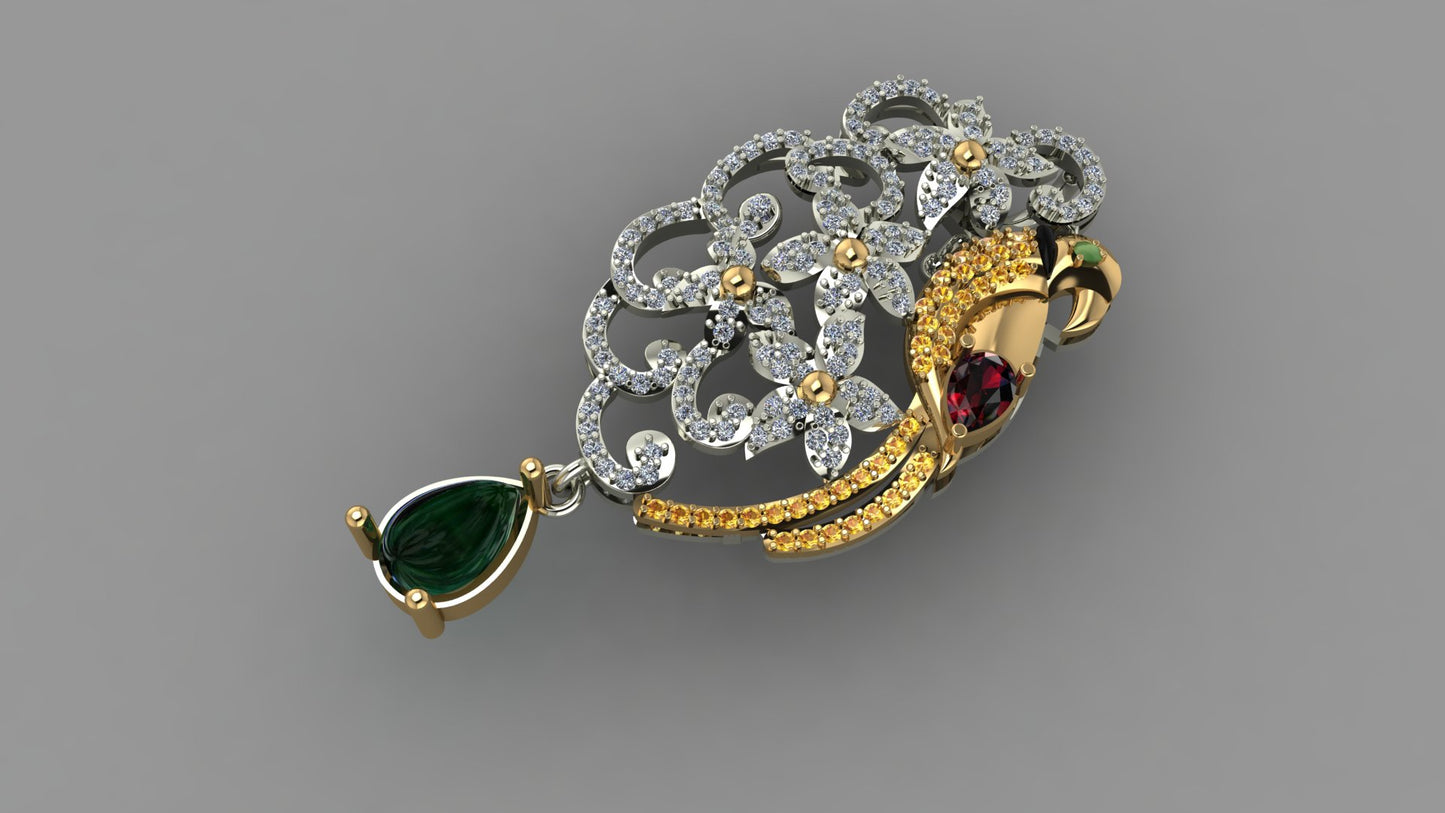 FloralFauna – Gold Plated Sterling Silver Floral Ring | Hues Collection