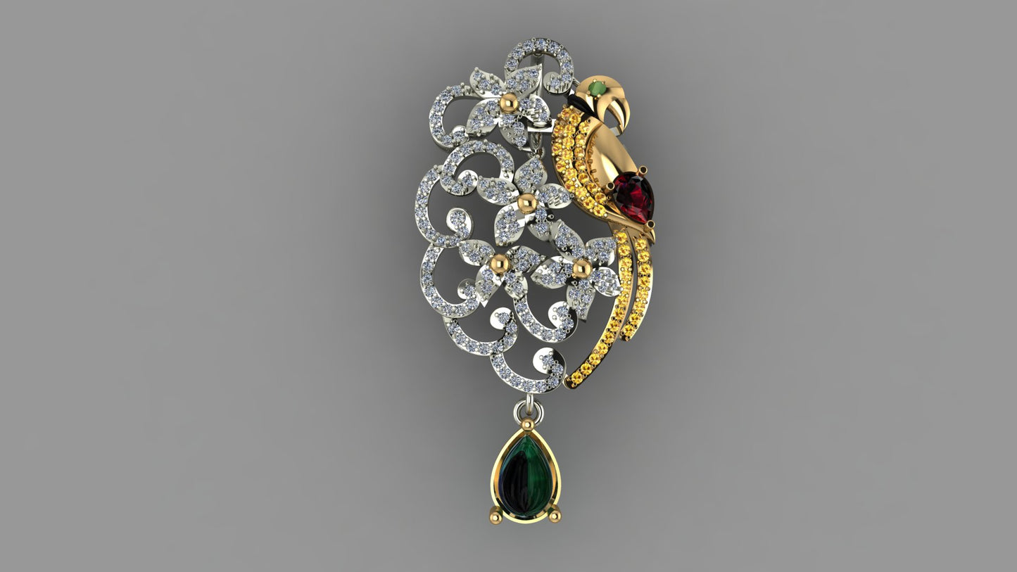 FloralFauna – Gold Plated Sterling Silver Floral Ring | Hues Collection
