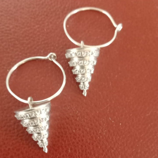 Glacier Drop – 925 Sterling Silver Convertible Earrings & Charm Pendant