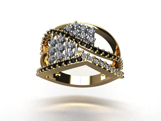 Waves – Gold Plated Sterling Silver Ring | Kairo Collection