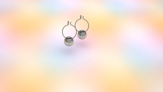 Twilight Glow – Sterling Silver Statement Earrings | Adorn Collection
