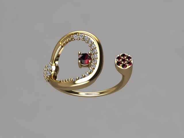 String – Gold Plated Sterling Silver Ring | Kairo Collection