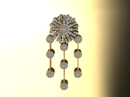 Royale – Sterling Silver Pendant & Earring Set with Zircon | Mirari Collection