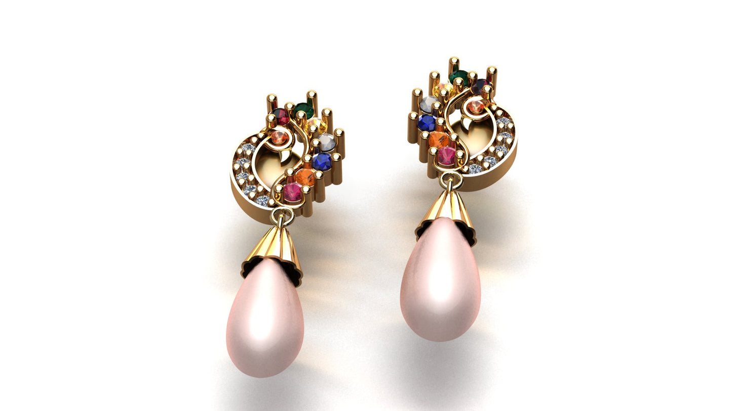 Happy Pearls – Sterling Silver Pearl & Zircon Ring | Hues Collection