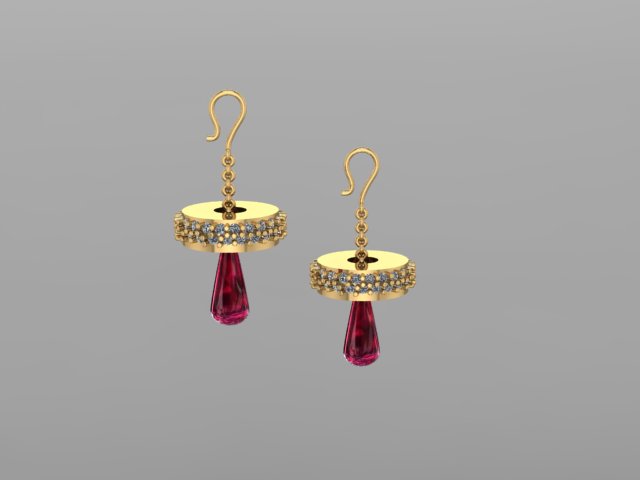 Dewdrop – Gold Plated Sterling Silver Earrings | Adorn Collection