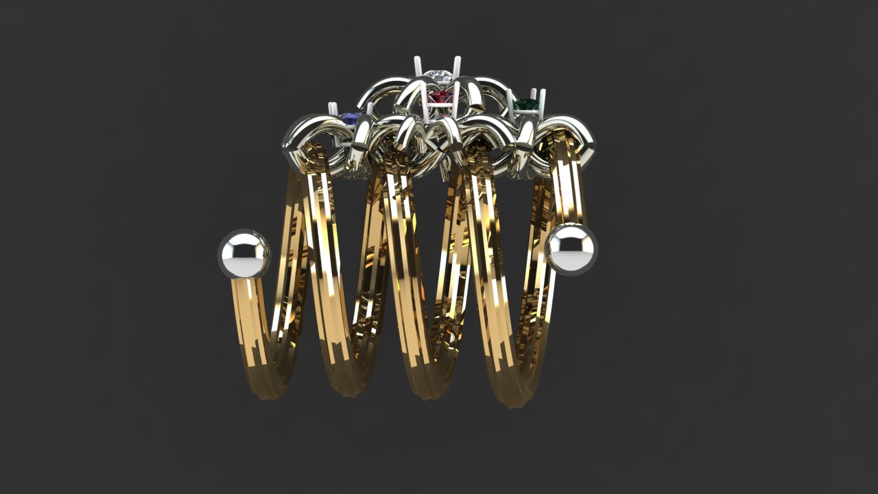 Ariel – Sterling Silver Floral Ring | Kairo Collection