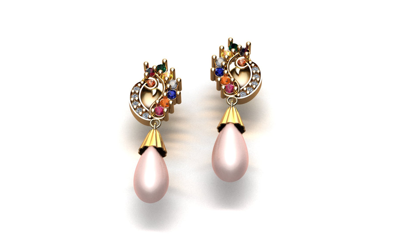 Happy Pearls – Sterling Silver Pearl & Zircon Ring | Hues Collection