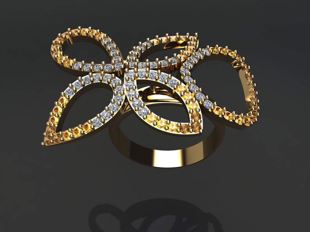 Rim – Sterling Silver Ring with Zircon | Kairo Collection