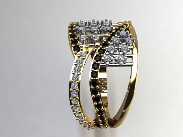 Waves – Gold Plated Sterling Silver Ring | Kairo Collection